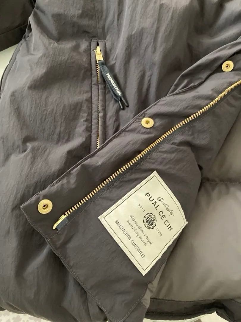 ピュアルセシン　フレンチダックダウンサイドジップジャケット（スミクロ）