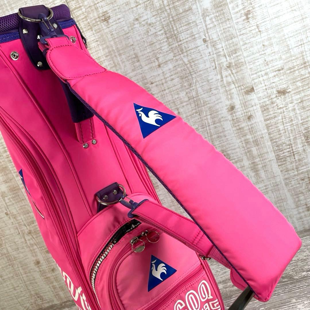 le coq sportif GOLF レディースキャディバッグ　ピンク　超軽量