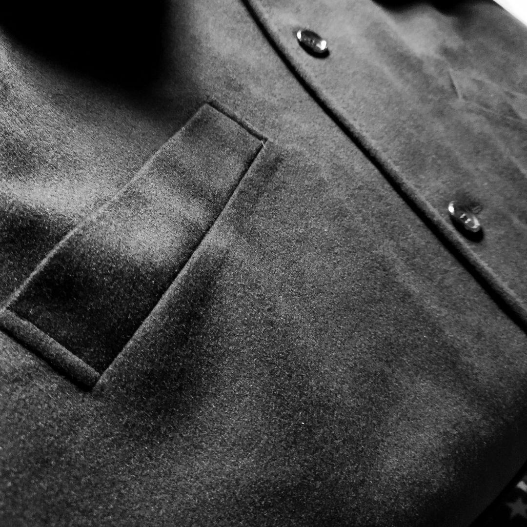 CAR SHOP 2025様。LANVINカシミヤステンカラーコート黒XL美品