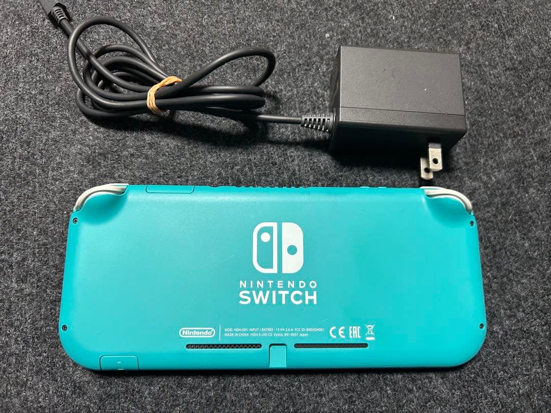 Nintendo Switch Light ターコイズ　本体&充電器
