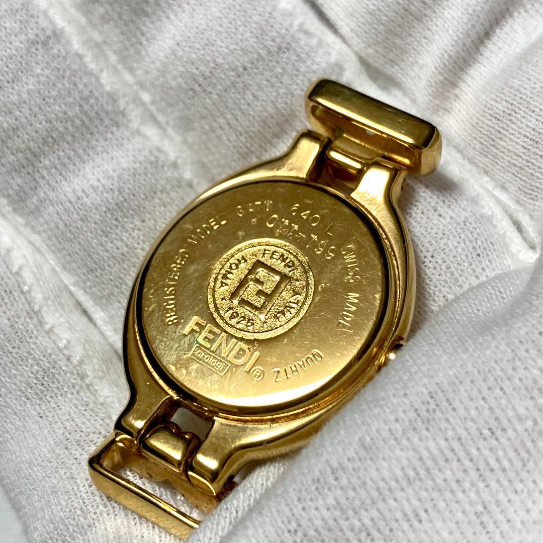 【新品電池/稼働】FENDI 640L カメレオン チェンジベルト5本 腕時計