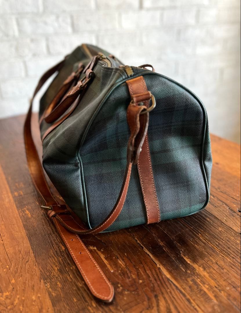 【正規品】ポロラルフローレン｜ボストンバッグ　ブラックウォッチ　タータンチェック