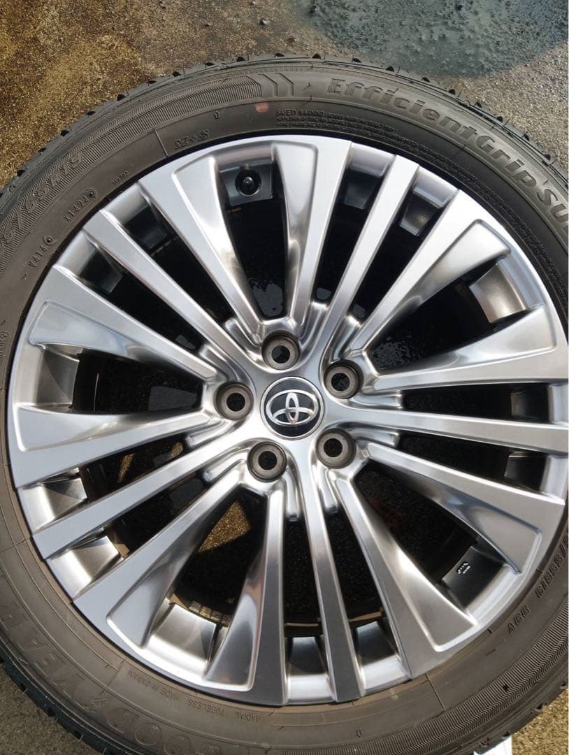 80ハリアー純正タイヤホイール　ジン