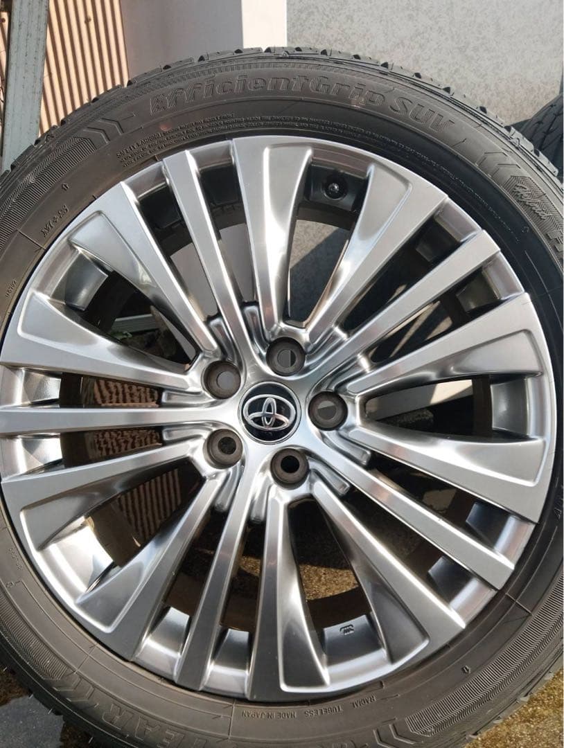 80ハリアー純正タイヤホイール　ジン