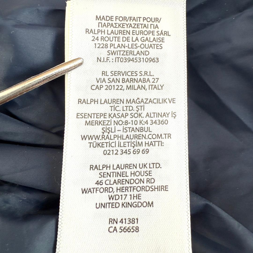 【希少✨】ポロラルフローレン ポニー刺繍ロゴ ボンバージャケット ネイビー XL