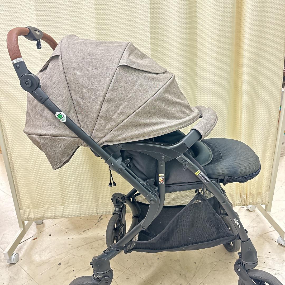 美品 ピジョン ランフィ リノン8 RB4L ベビーカー 両対面 軽量