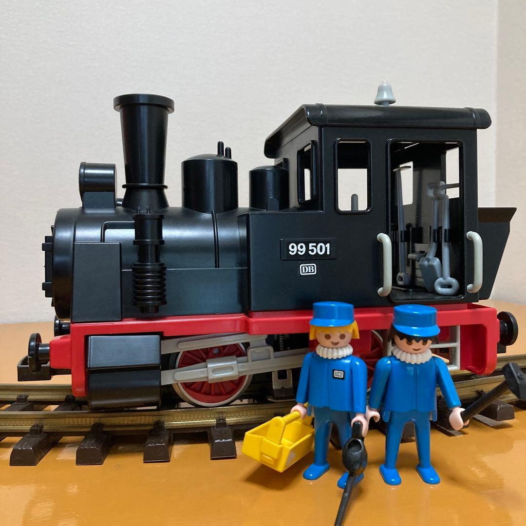 古いプレイモビル　客車列車セット