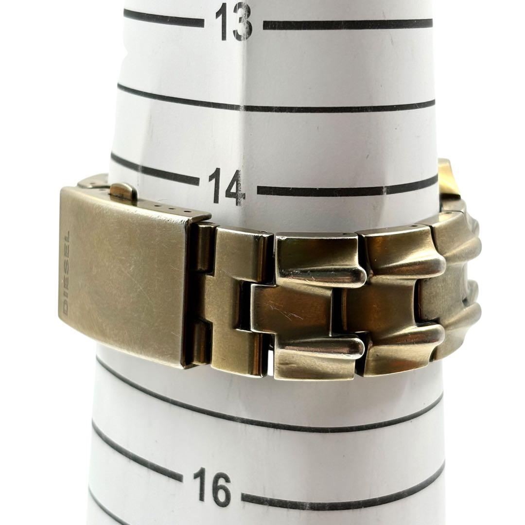 時計 archive 00s y2k diesel watch gold square