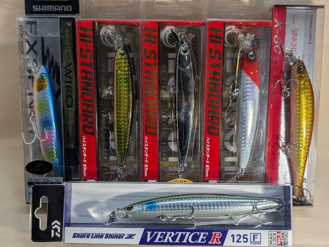 【新品未開封品】シーバスミノー6本セット