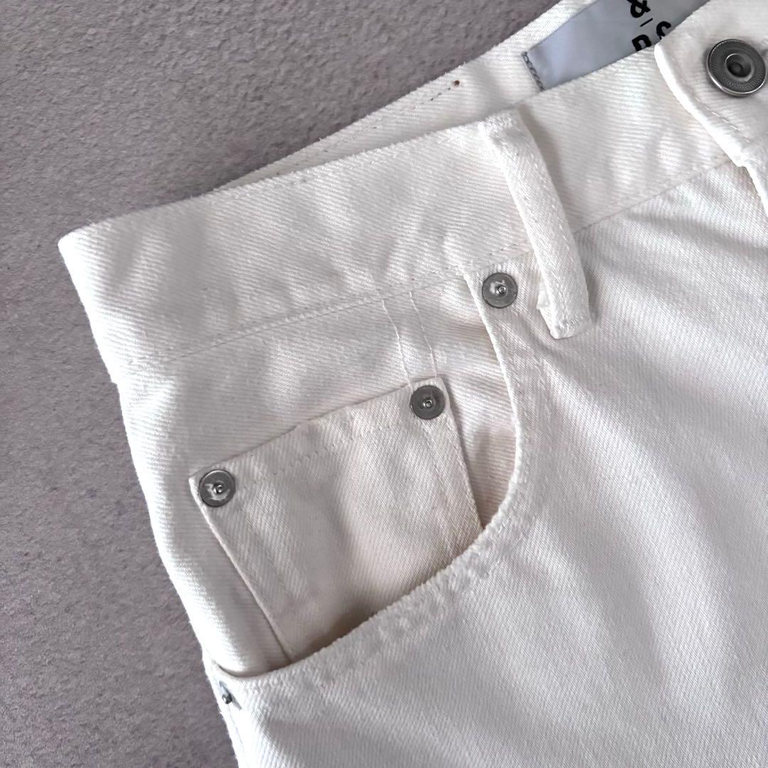 美品 Curensology &RC カーヴィーデニムパンツ ホワイト 36