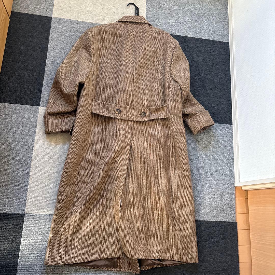 BrooksBrothersイタリア製 チェスターコート ブラウン