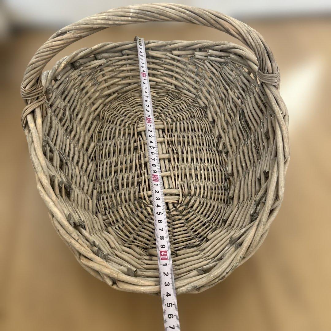 ザラホーム　かご　シャビー　2点セット　バスケット