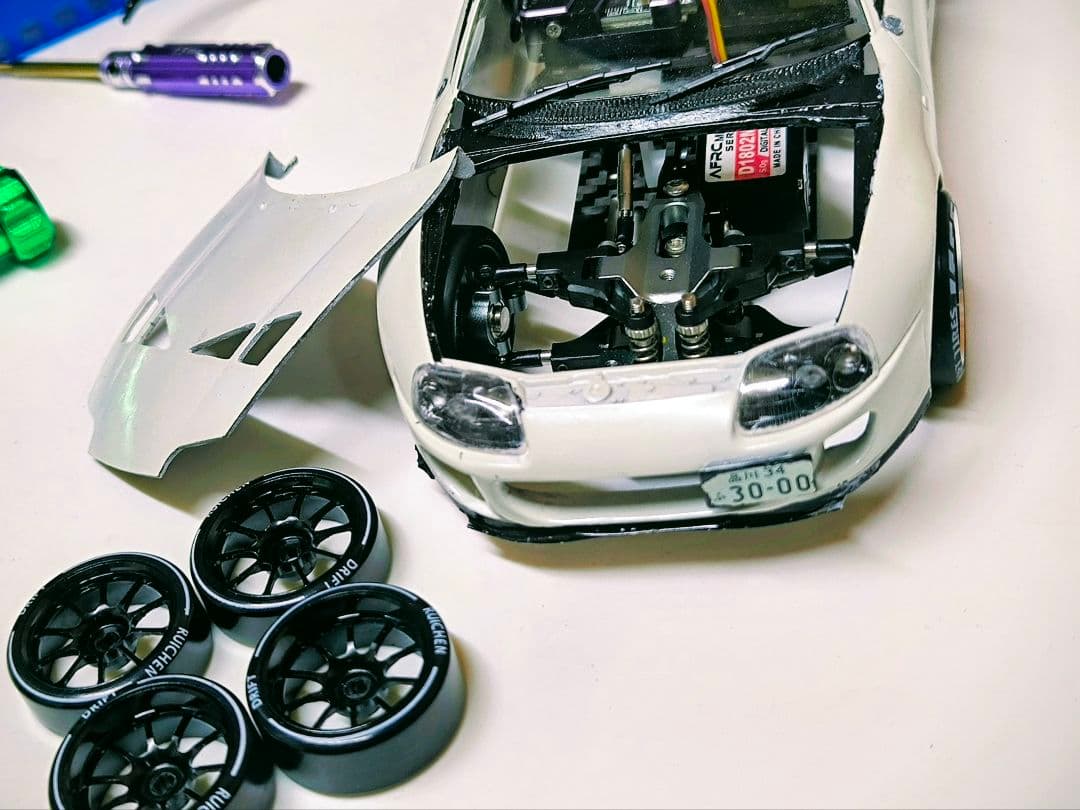 蚊車 ドリラジ toyota suppra タミヤ1/24