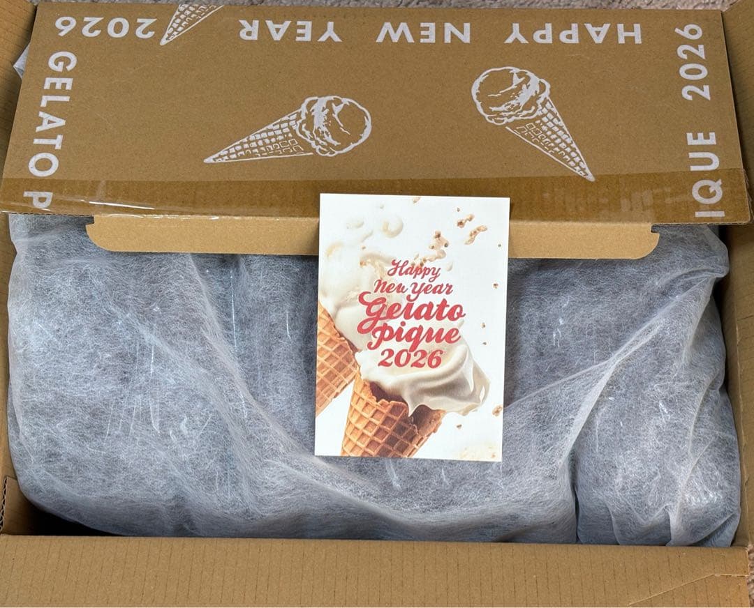 未開封︎✿新品 ジェラートピケ 2026 (B)福袋 もこもこ上下セット+ 靴下