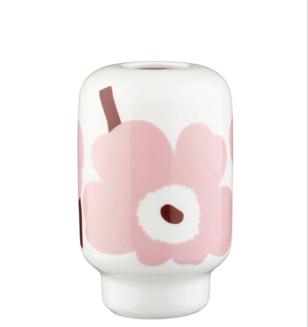 訳あり品②マリメッコ　ウニッコ　フラワーベース　新品