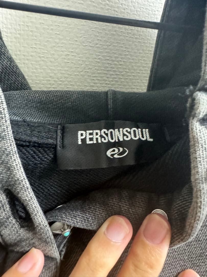 PERSONSOUL BUTTON COLLAR HOODED 箱あり可能