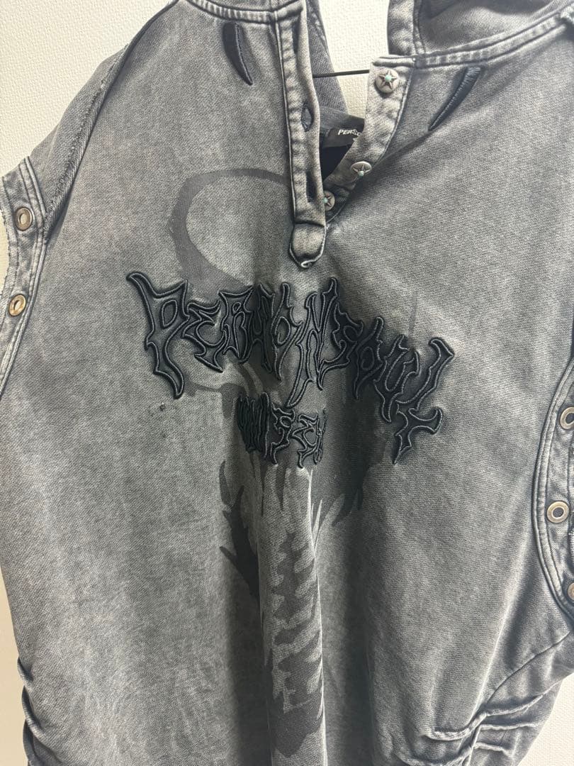 PERSONSOUL BUTTON COLLAR HOODED 箱あり可能