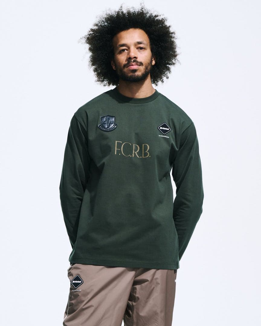 トップス F.C.Real Bristol LETTERED L/S TEE