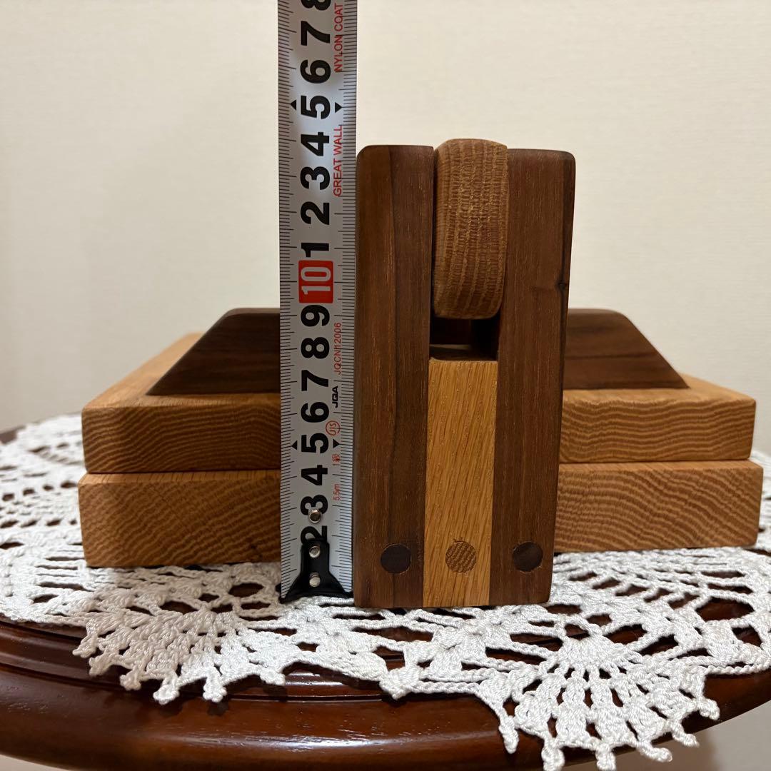 レア★アメリカ製　トルティーヤプレス　オーク/ウォルナット無垢材　ハンドメイド