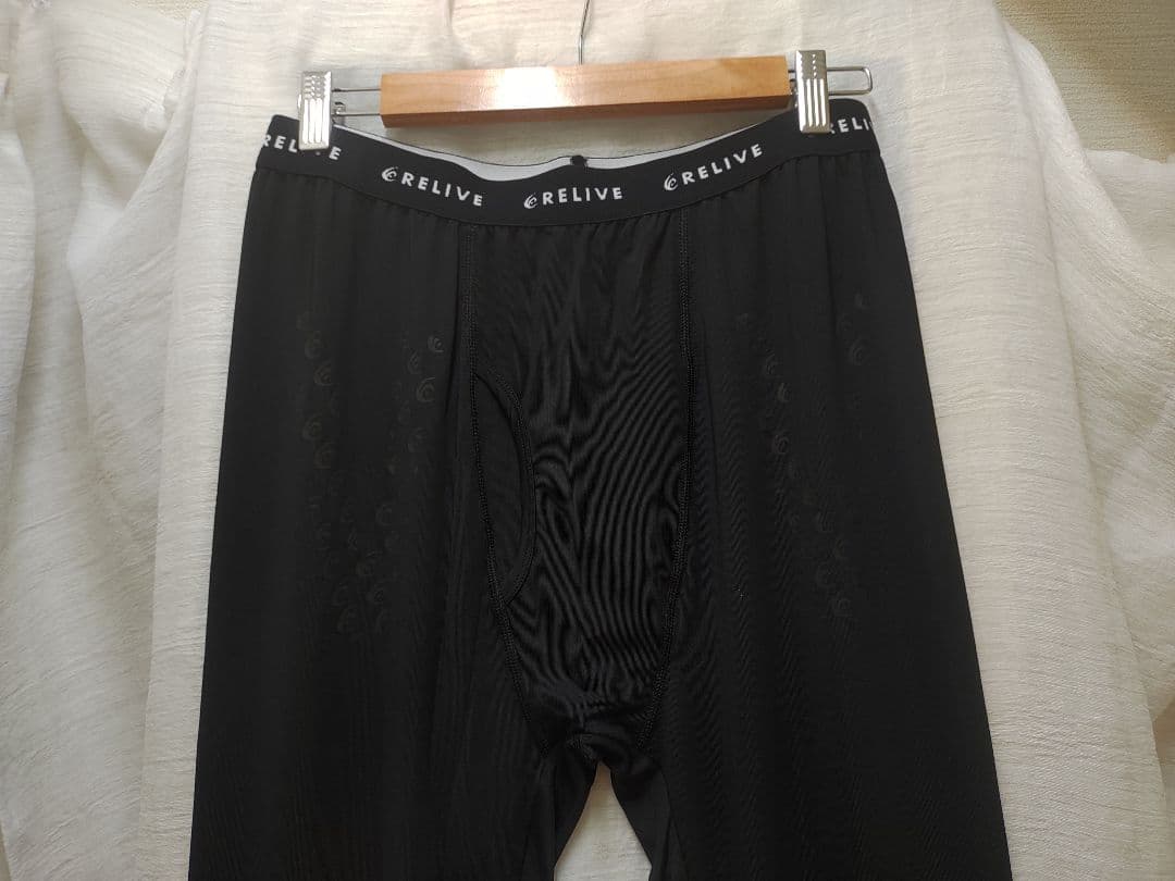 新品　RELIVEリライブ 半袖インナー 前開きスパッツ セット L ブラック