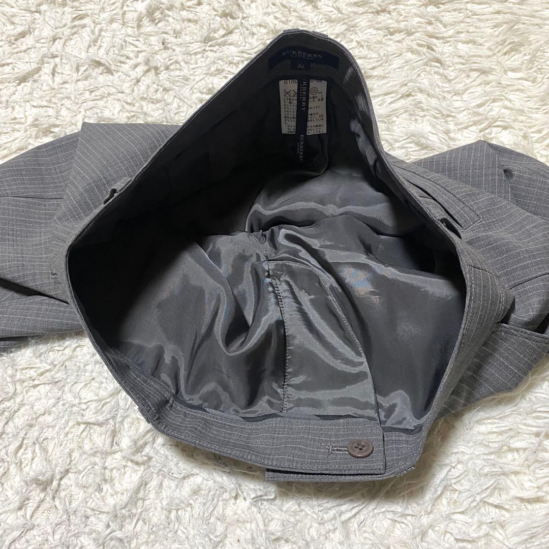 美品✨Burberry スーツ セットアップ M ストレッチ グレー ビジネス