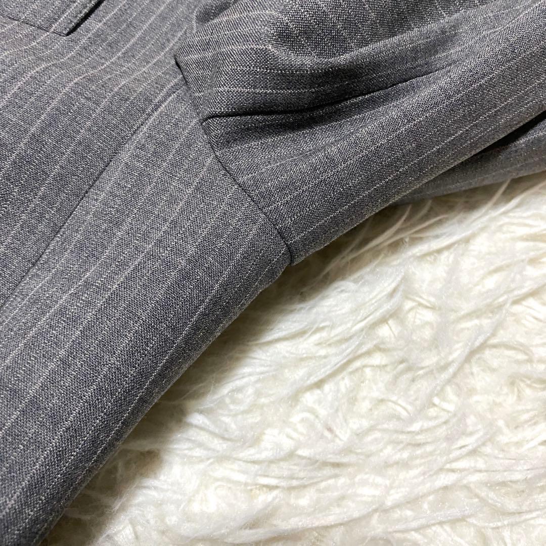 美品✨Burberry スーツ セットアップ M ストレッチ グレー ビジネス