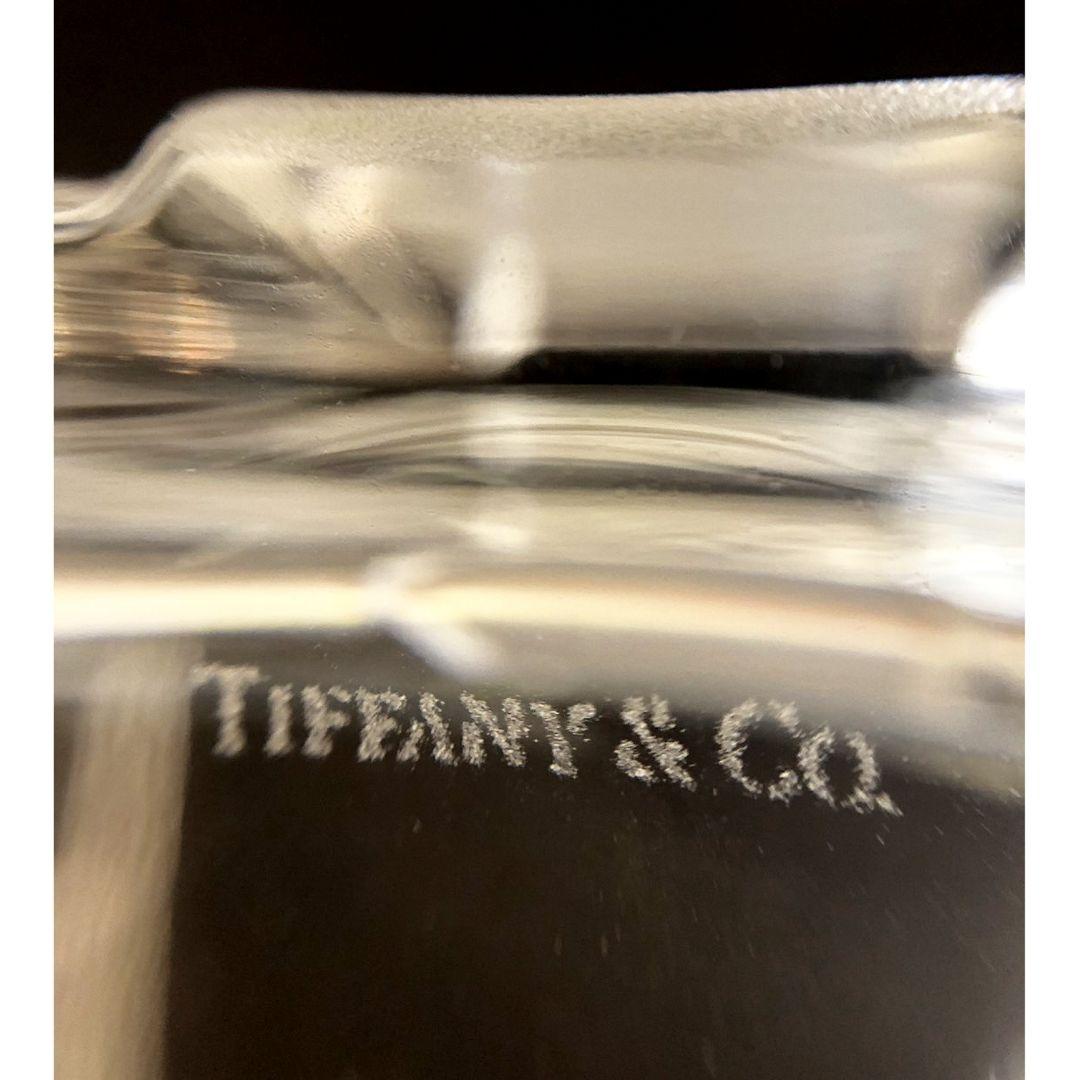 【美品】TIFFANY ティファニー クリスタル リボンボックス 小物入れ