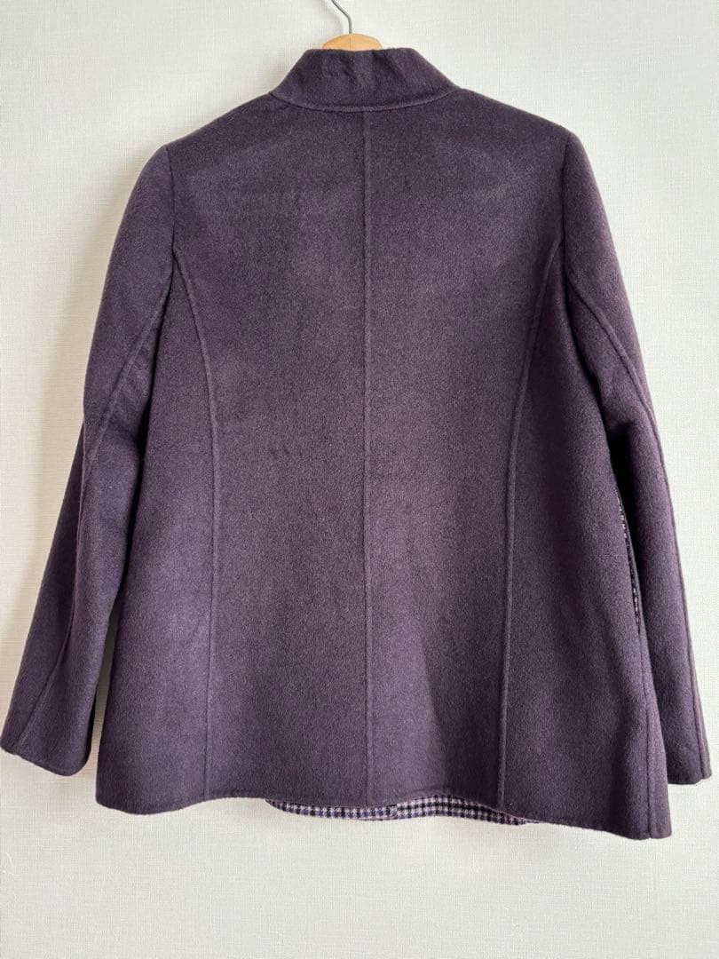 ⭐︎レリアン⭐︎カシミア100%！！ハーフコート✴︎マフラー付き✴︎