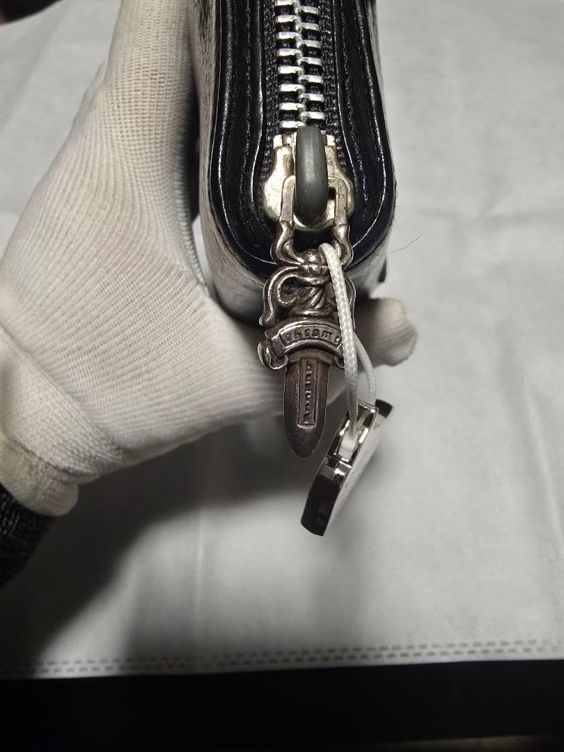 クロムハーツREC F ZlP　BSフレアラウンドジップウォレット(鑑定書付き)