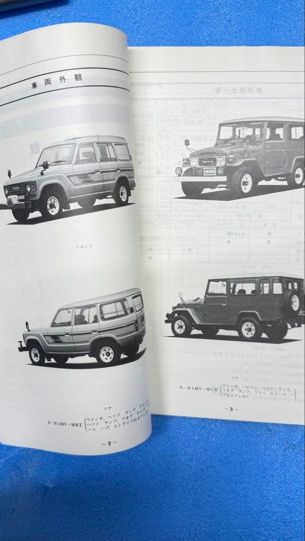トヨタ ランドクルーザー サービスマニュアル 1982年10月　61471