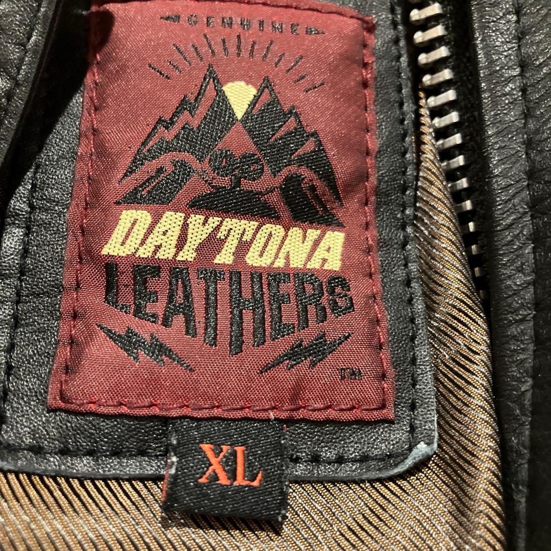 DAYTONA LEATHERS シングルライダースジャケット XL ブラック