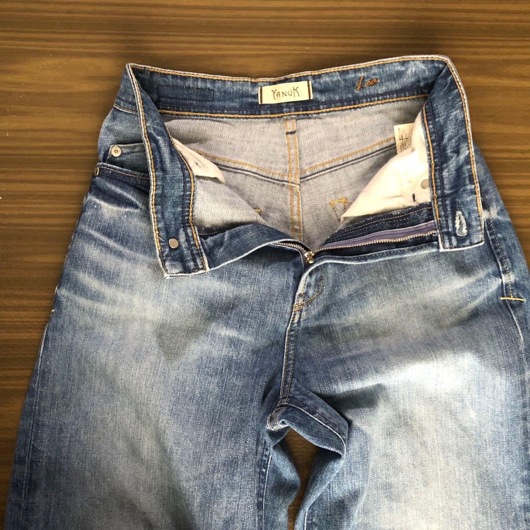 YANUK ヤヌーク ボーイズストレートデニムパンツ レア サイズ24