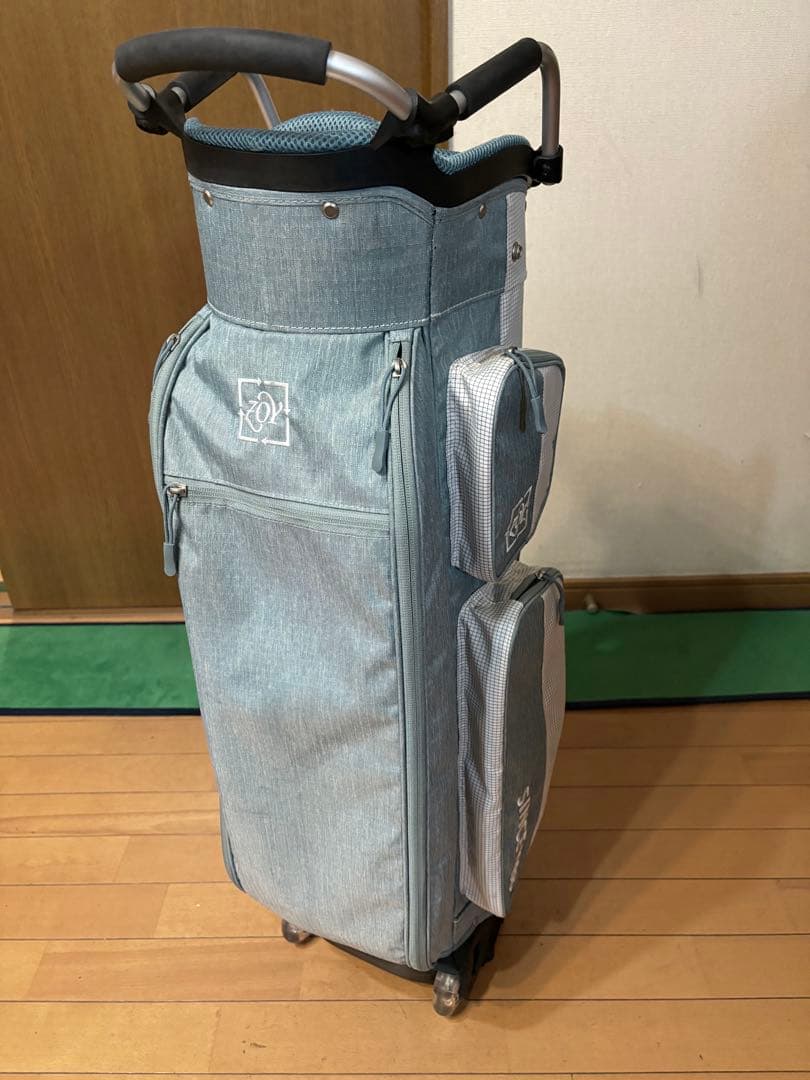 ZOY キャスター付き UNISEX R-PET キャディバッグ フード無