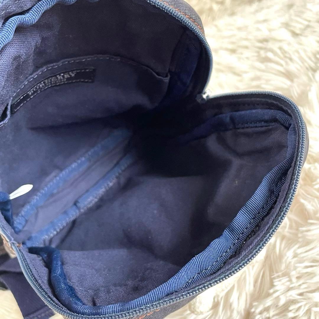希少◾️美品✨バーバリー　キッズ　デニム　ボディバッグ　ワンショルダー　三陽商会