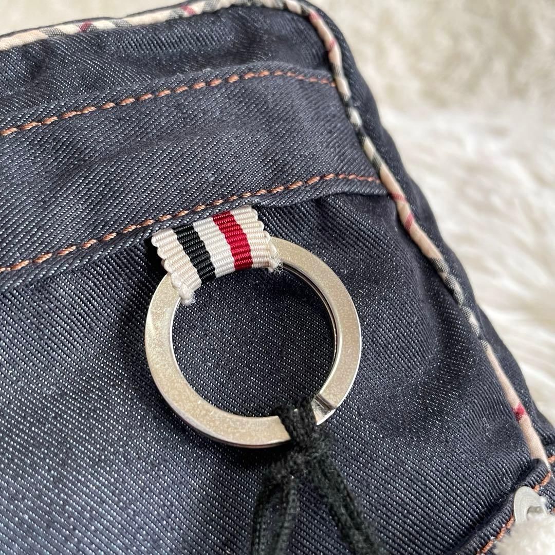 希少◾️美品✨バーバリー　キッズ　デニム　ボディバッグ　ワンショルダー　三陽商会