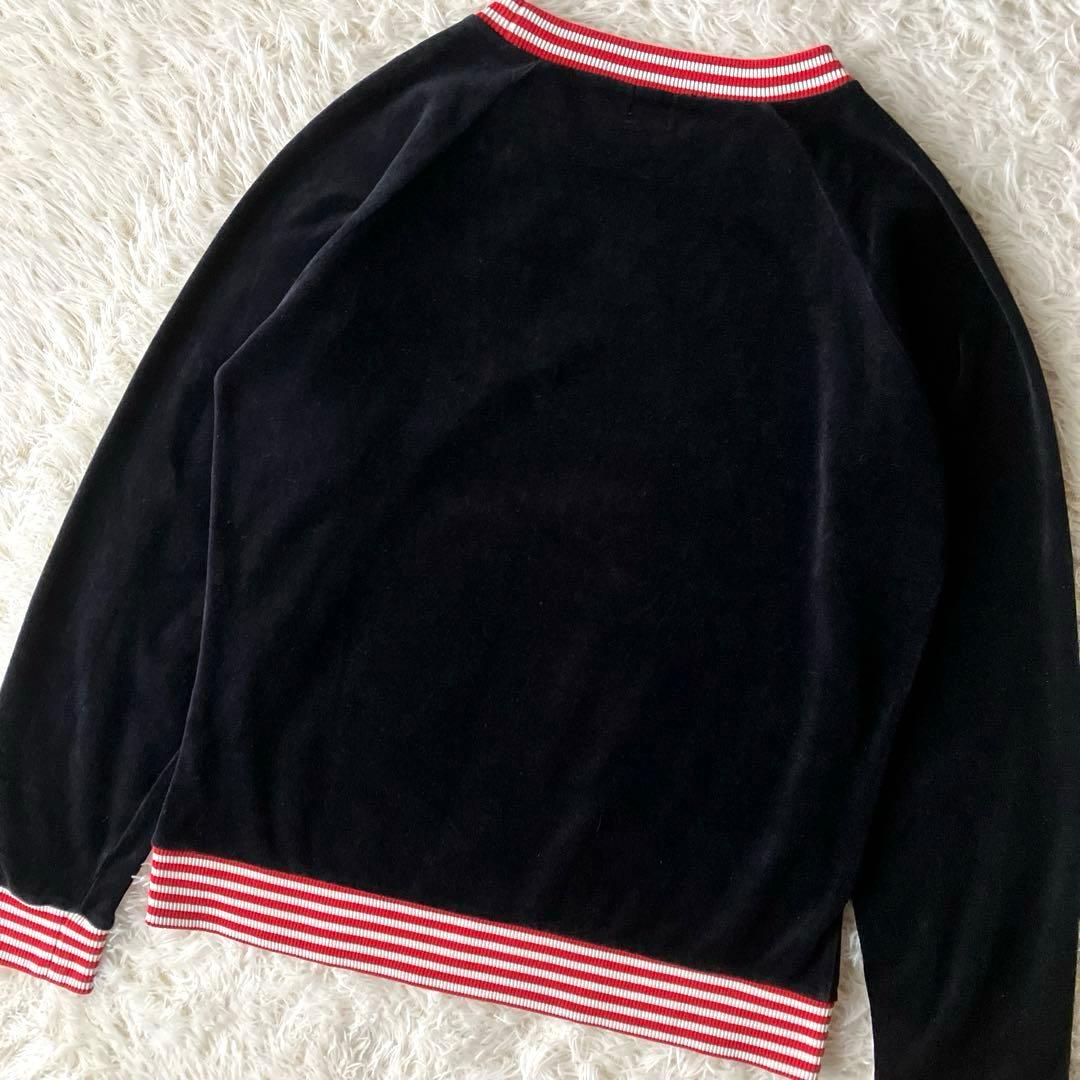 美品❣️ courrege21 クレージュ 長袖 ベロア素材 黒 y2k 【M】