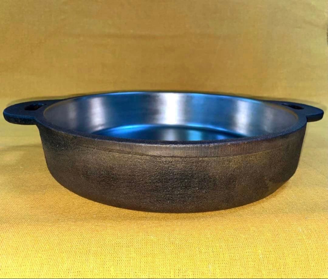 早い者勝ち‼️ 山王堂 久慈 砂鉄鍋 内径約27cm すき焼き鍋 南部鉄器 鋳鉄