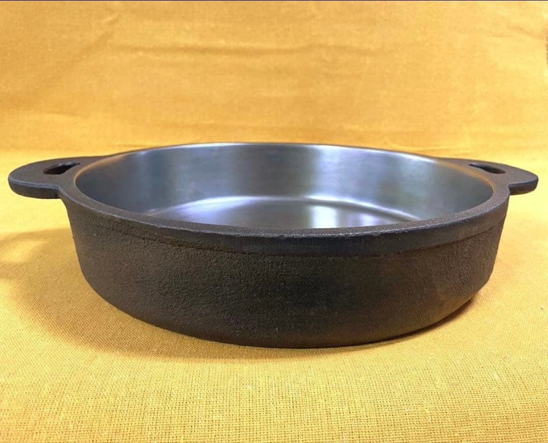 早い者勝ち‼️ 山王堂 久慈 砂鉄鍋 内径約27cm すき焼き鍋 南部鉄器 鋳鉄