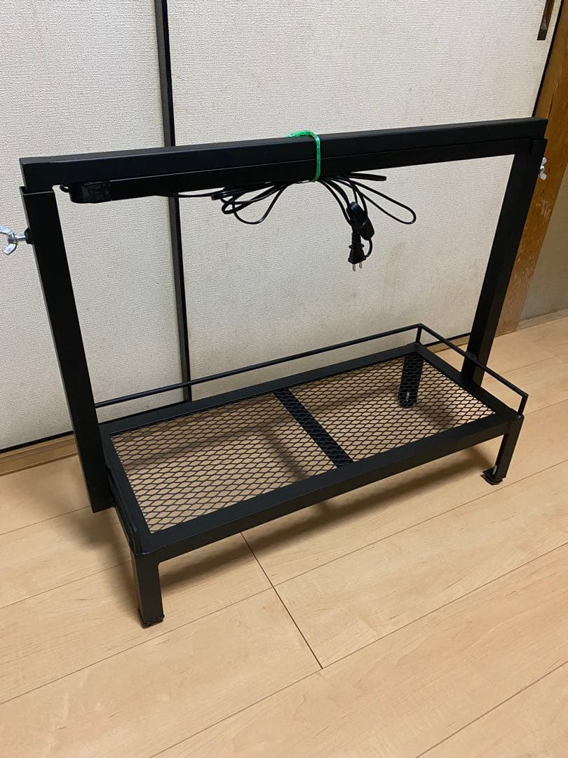 アイアンシェルフ　アイアンラック　植物棚　多肉植物　アガベ　育成ライト