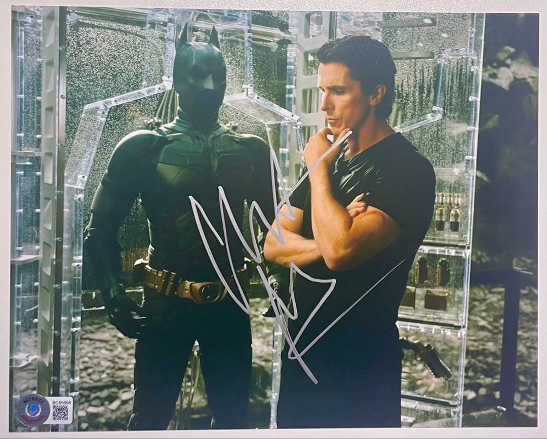 ベケット鑑定済み クリスチャン・ベール 直筆サイン入りフォト