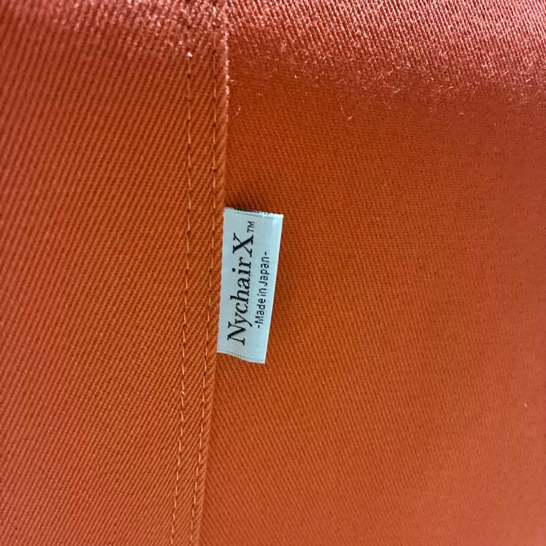 【クリーニング済】ニーチェアx Nychair Dark brown×レンガ