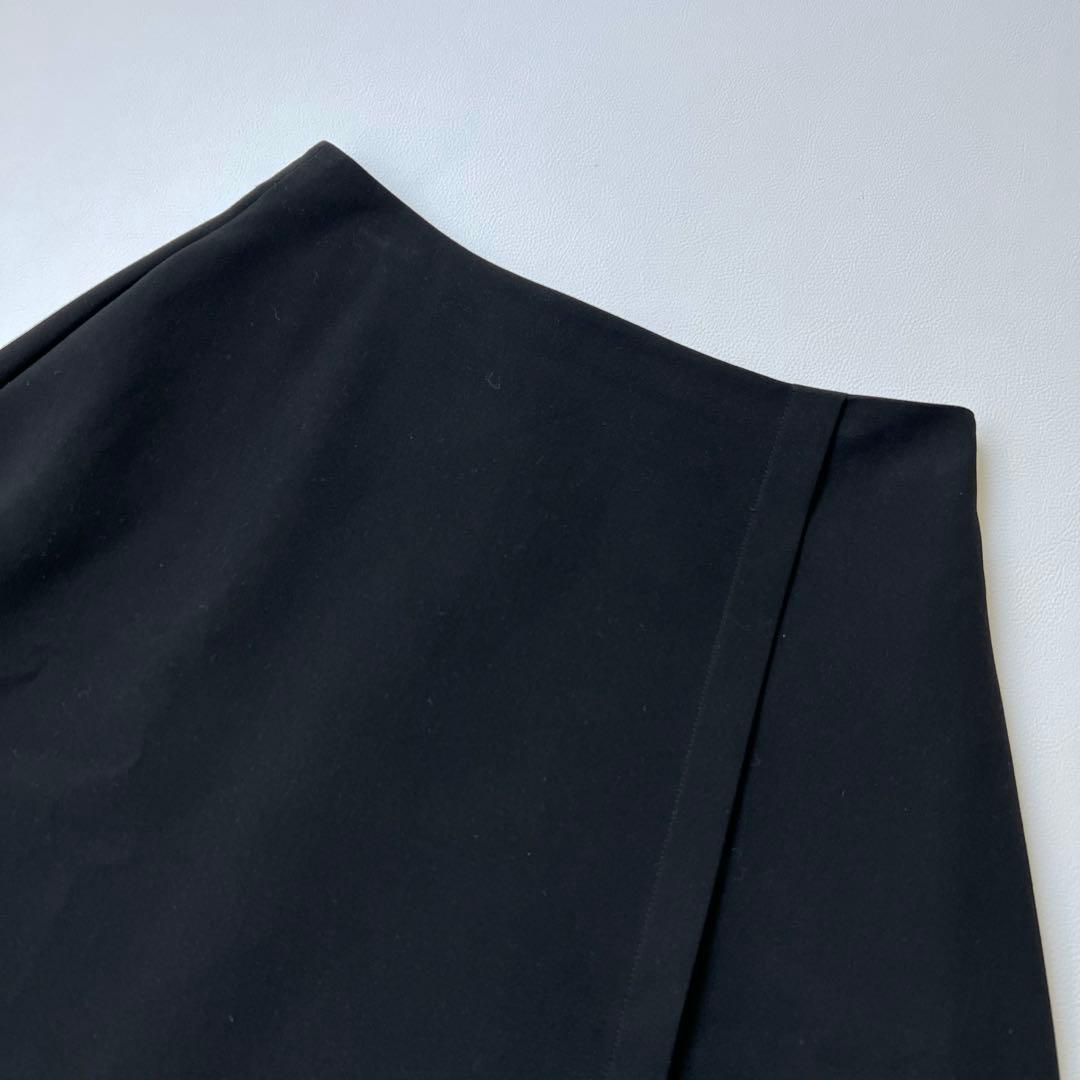 美品　FOXEY NEWYORK フォクシー　フレアスカート　ラップ風　40