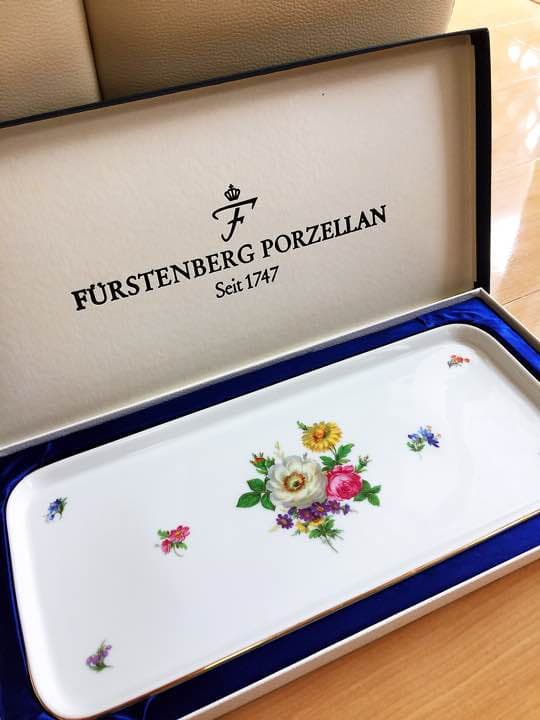 貴重！レア/ヴィンテージ　手書き白磁 西ドイツ フュルステンベルク