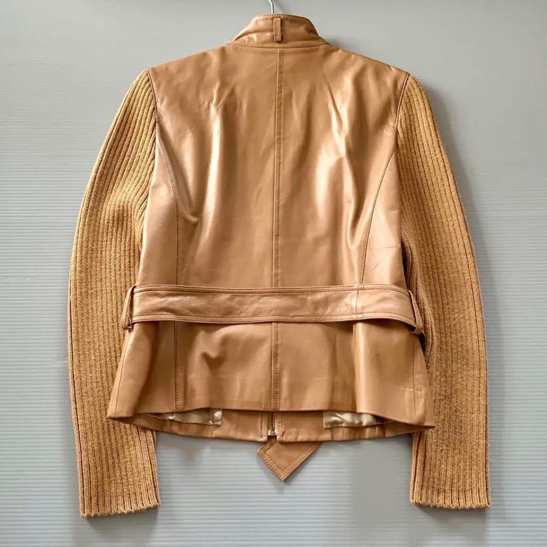 DAKS ダックス　羊革　ラムレザー ジャケット