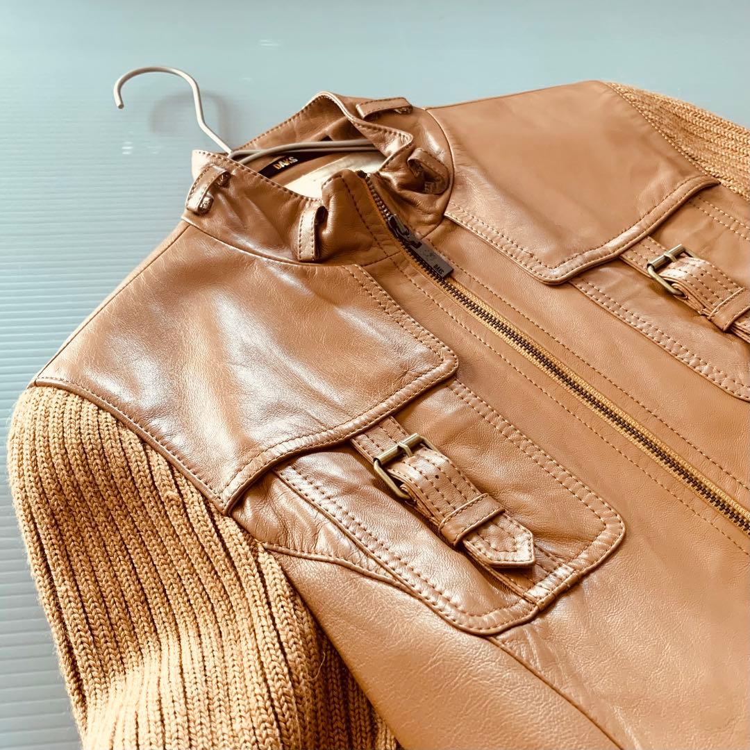 DAKS ダックス　羊革　ラムレザー ジャケット