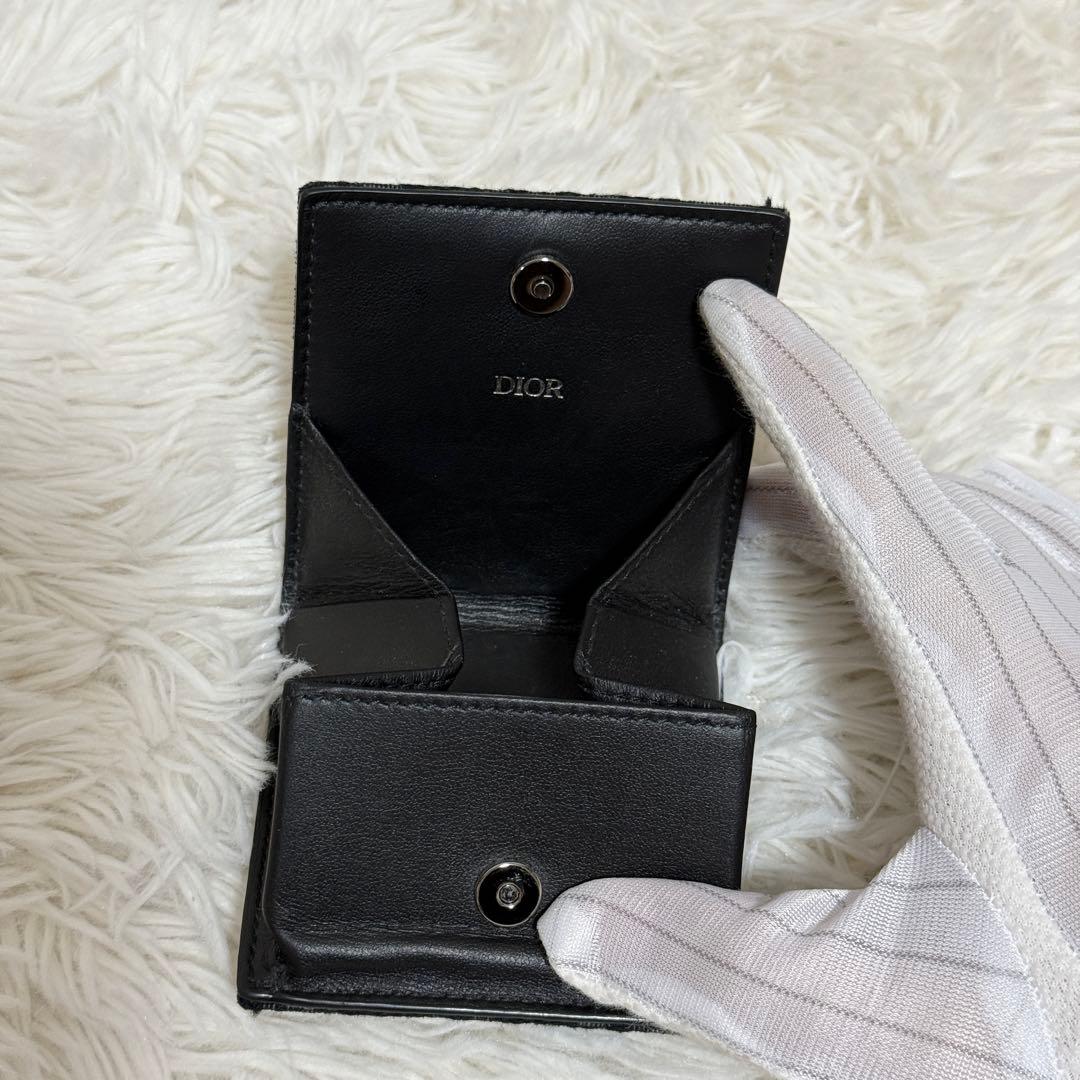 【美品】ディオール　ケース　オブリーク　ジャカード　メンズ