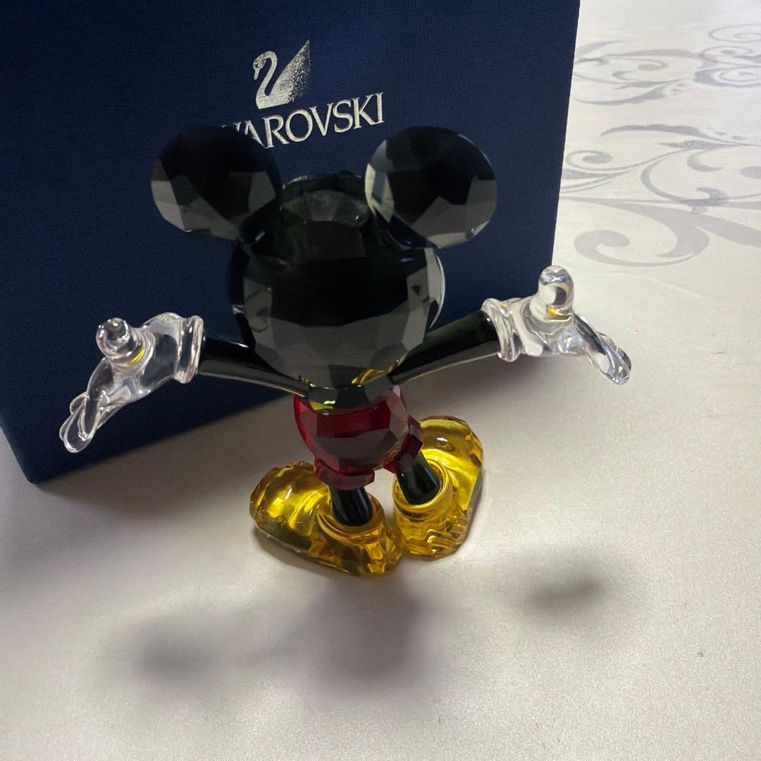 ★希少品★スワロフスキー　ディズニーコレクション　置物　ミッキーマウス　美品