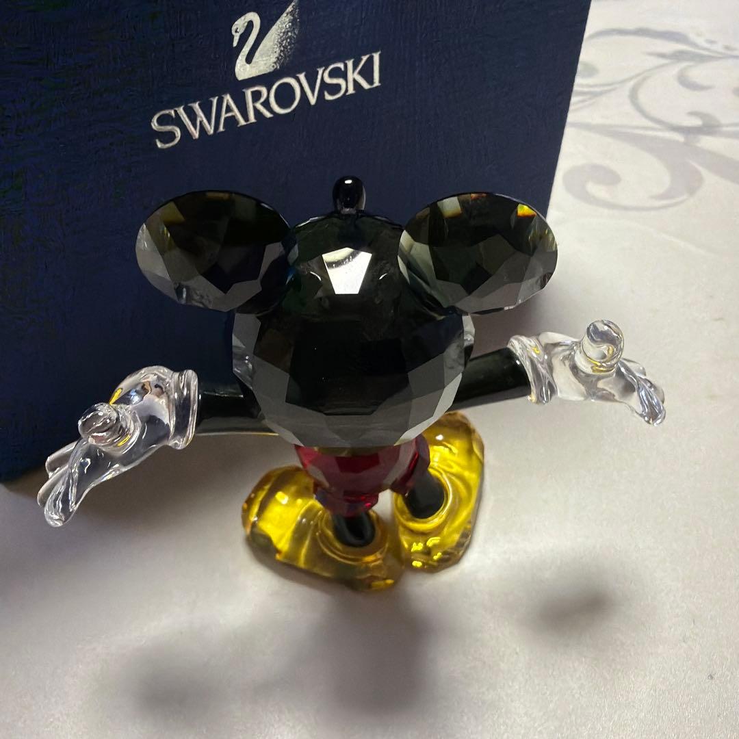 ★希少品★スワロフスキー　ディズニーコレクション　置物　ミッキーマウス　美品