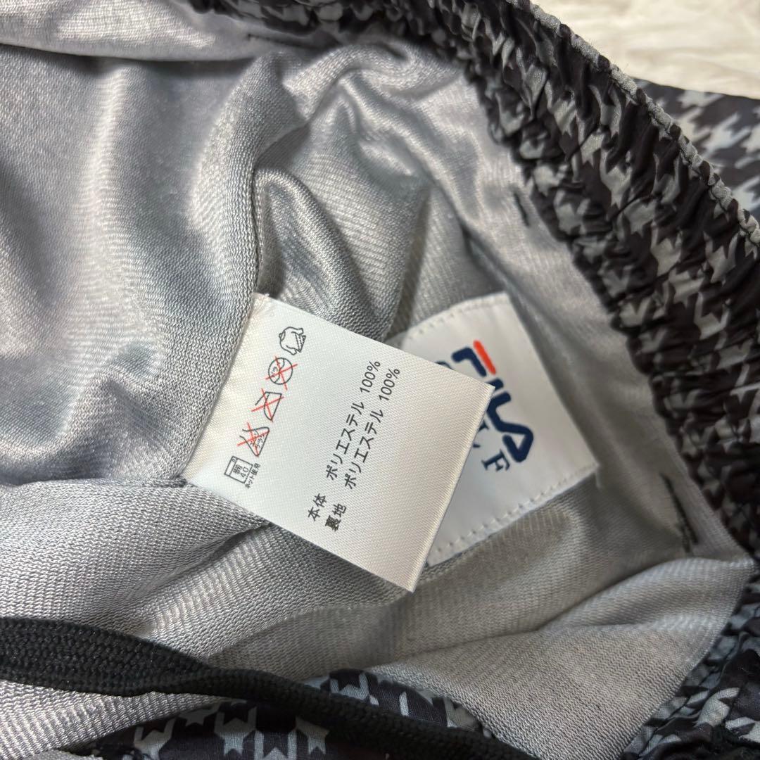 新作 FILA ゴルフ セットアップ 千鳥 チドリ 蓄熱 スニード ブルゾン