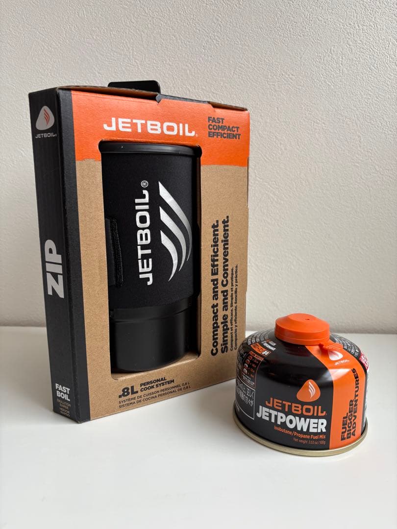 新品未使用　JETBOIL ZIP 0.8L 調理システム　＋ガス缶100×1